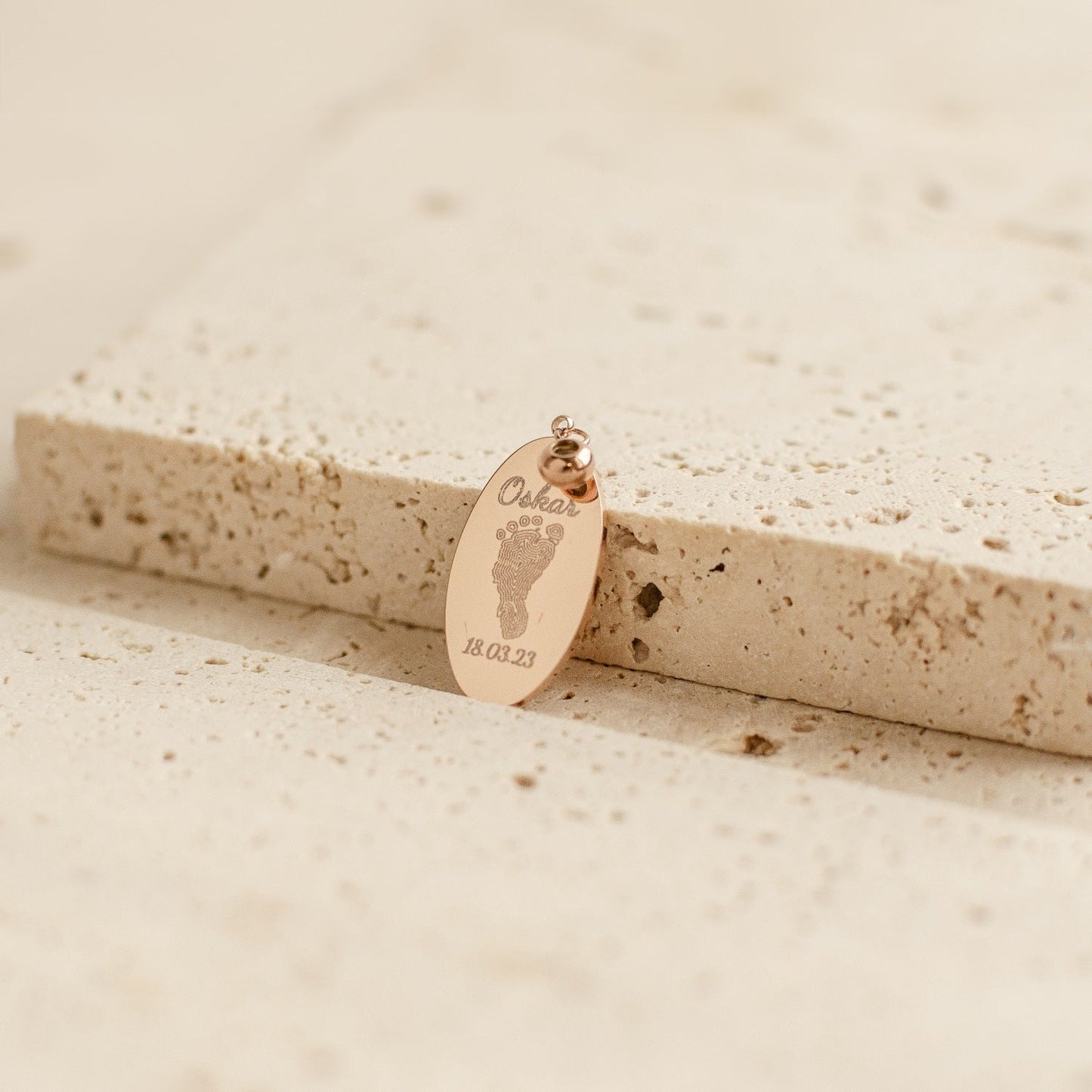 Hand and FootPrint Necklace