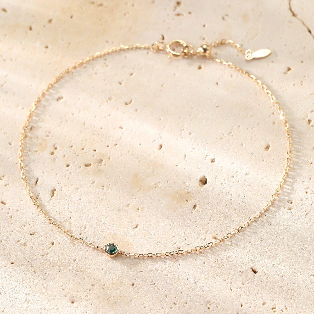 Evergreen Soul 14K Gold Emerald Bracelet