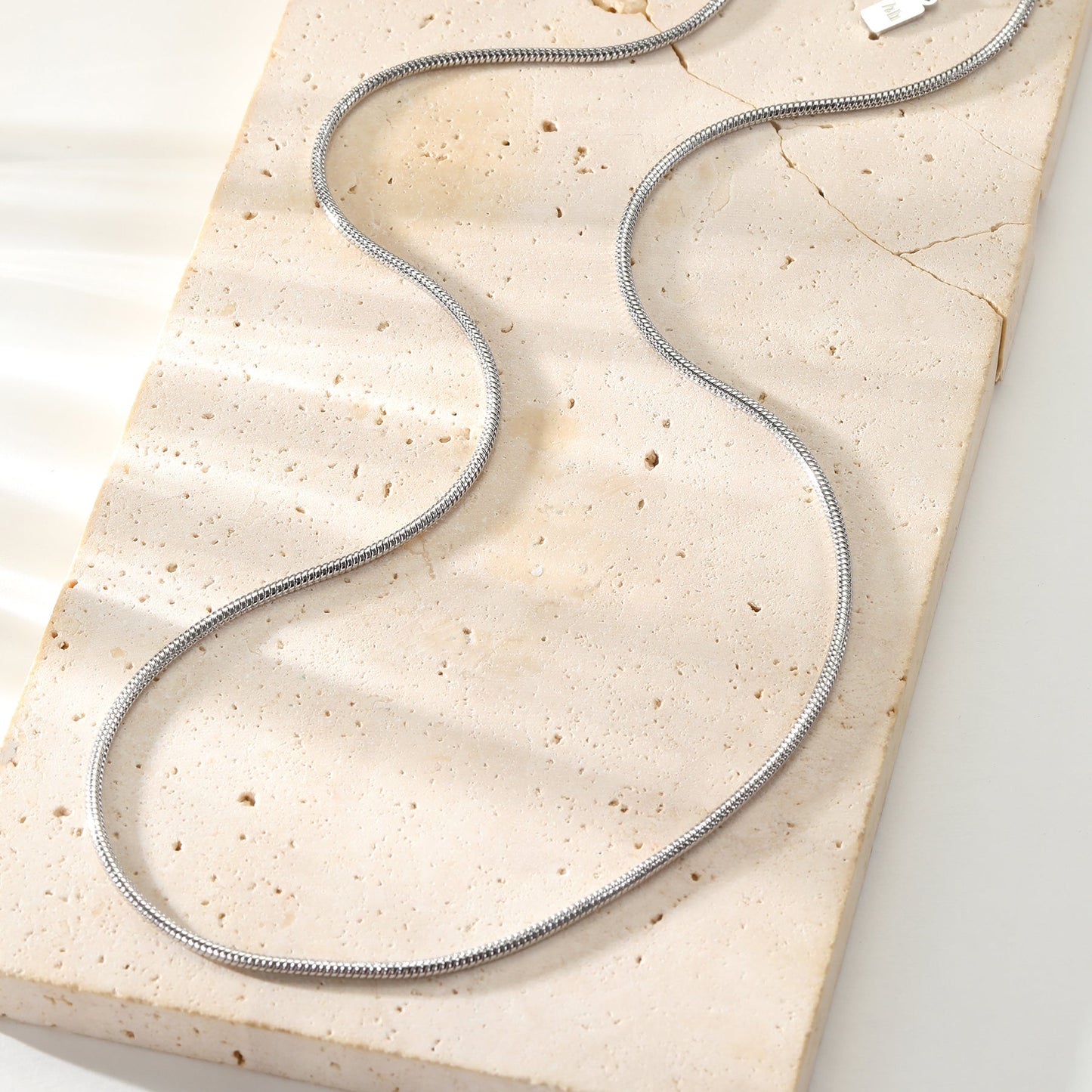 Round Snake Chain Necklace Waterproof 55-60cm