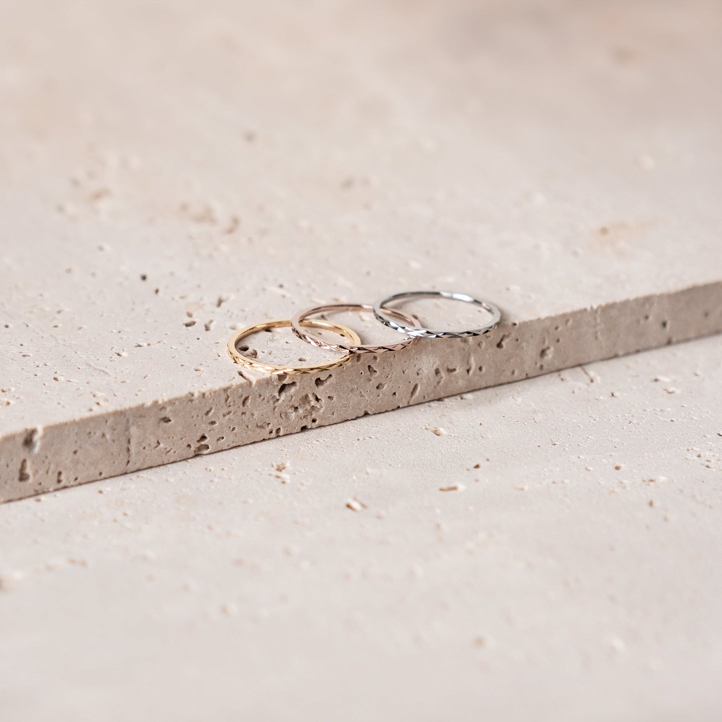 Twist Stack Ring Stainless Steel