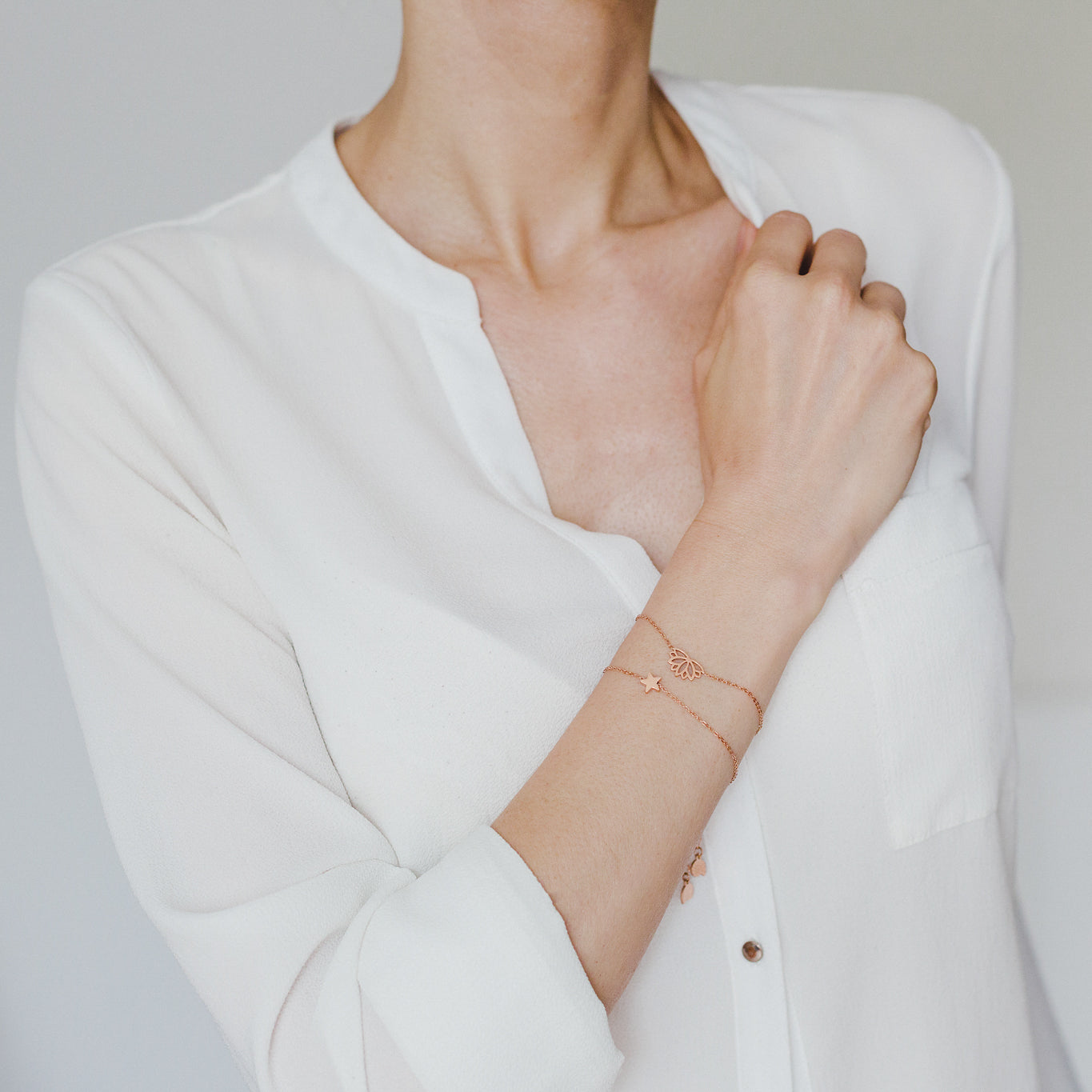 Lotus Bracelet Rose Gold