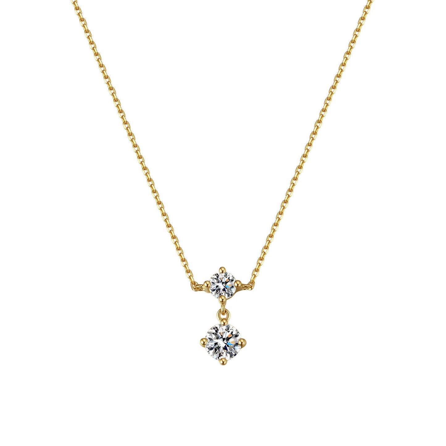 Admiration Diamond Pendant Necklace 14K Gold