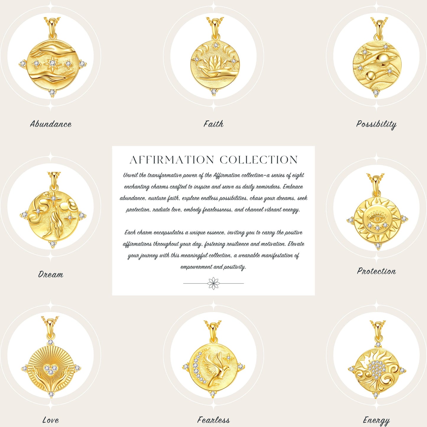 Faith Pendant Necklace Sterling Silver