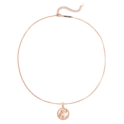 Aquarius Zodiac Pendant Necklace