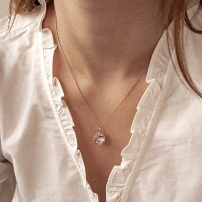 Aquarius Zodiac Pendant Necklace