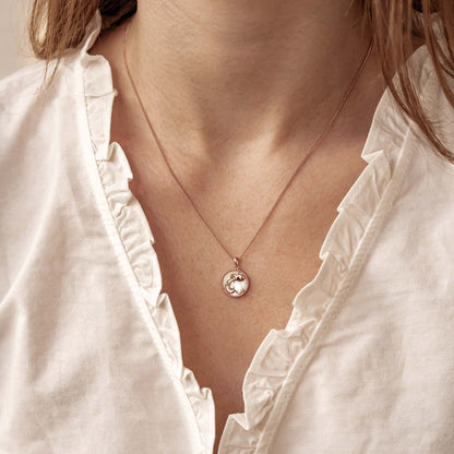 Aquarius Zodiac Pendant Necklace