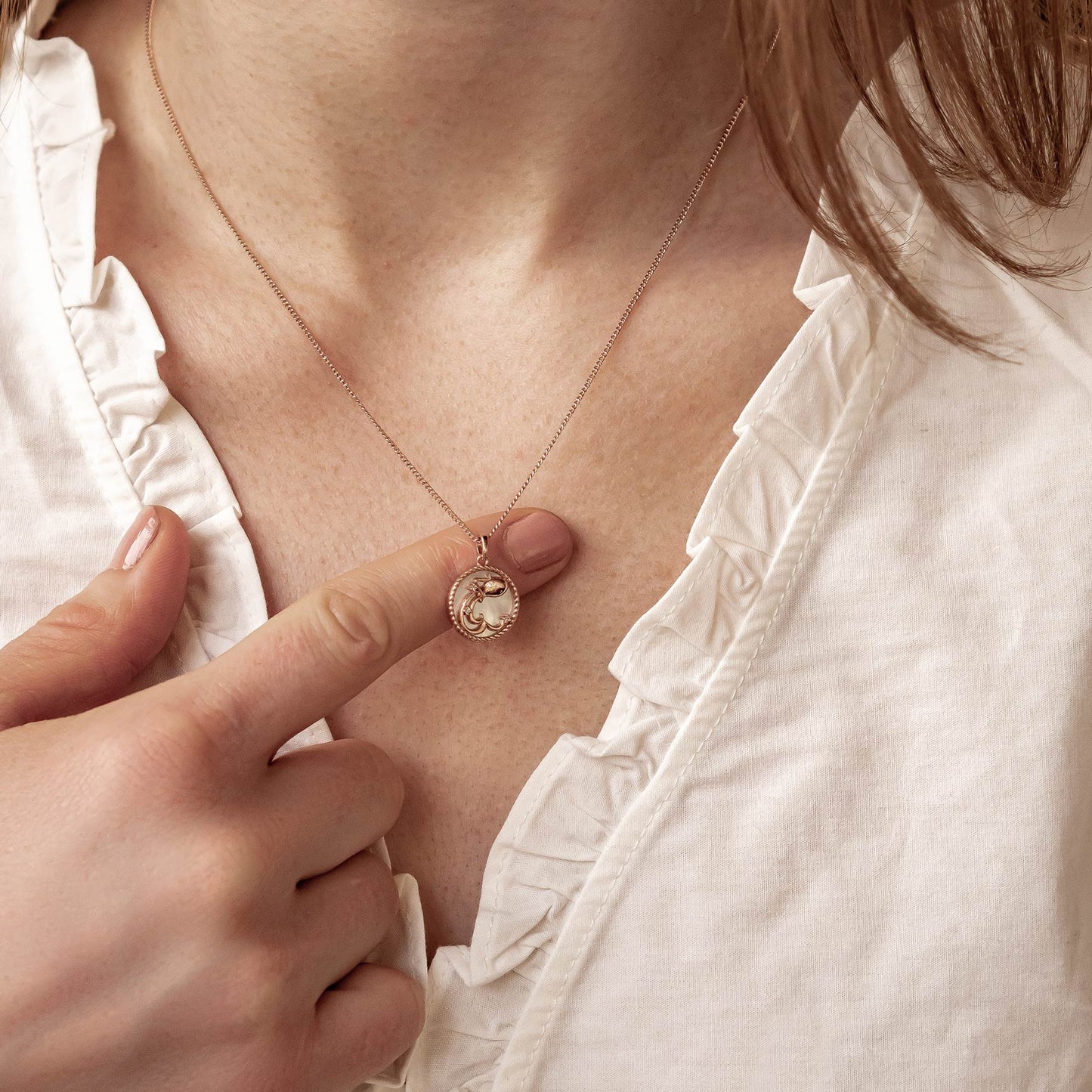 Aquarius Zodiac Pendant Necklace