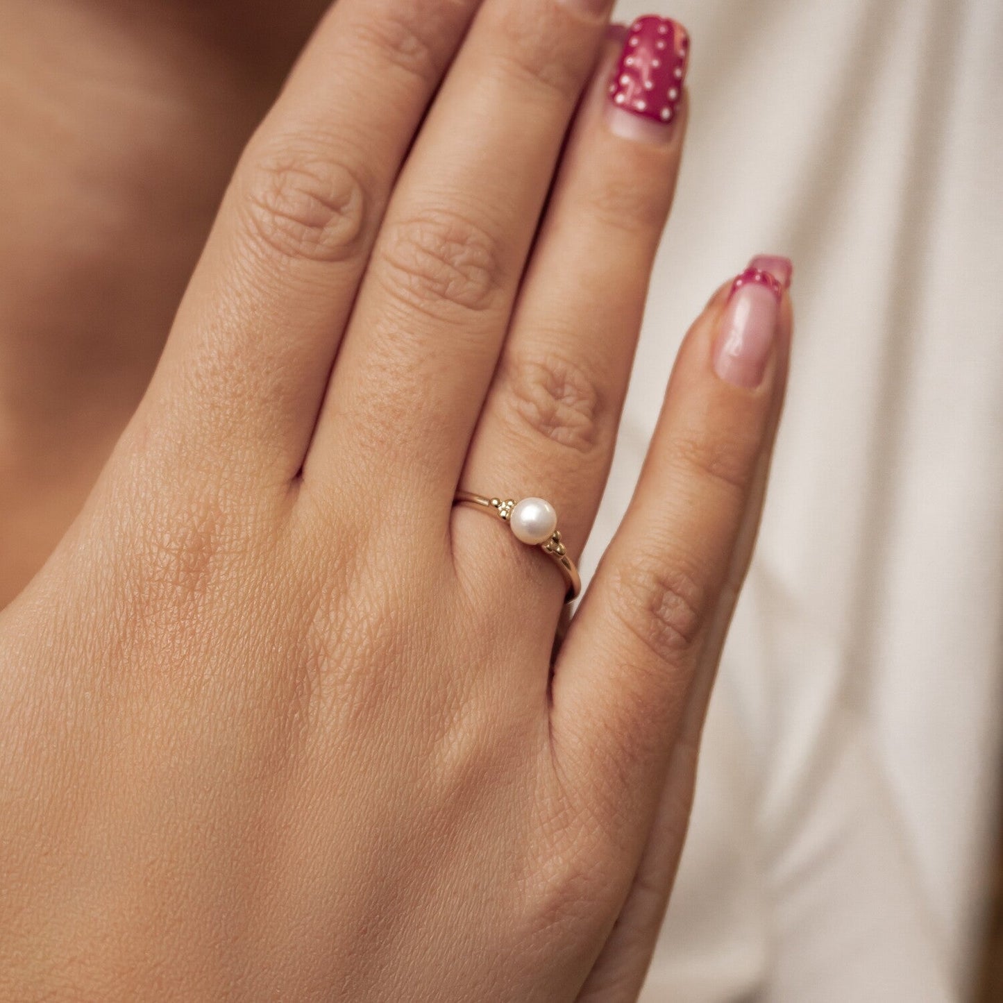 Awakening Pearl Ring 14K Gold