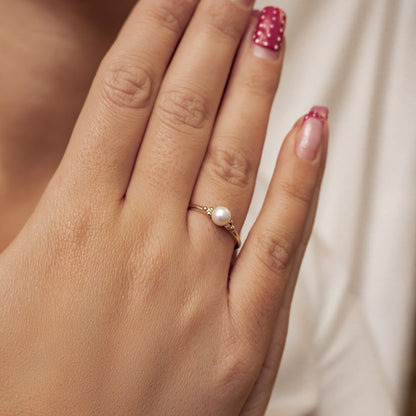 Awakening Pearl Ring 14K Gold