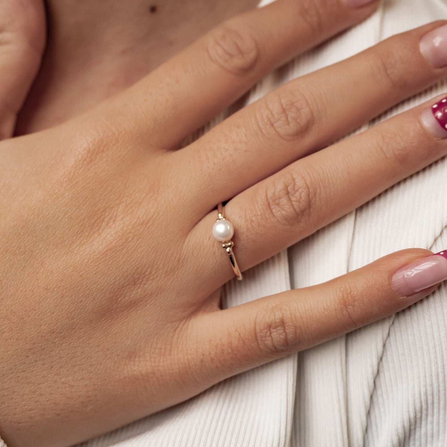 Awakening Pearl Ring 14K Gold