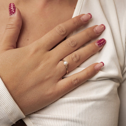 Awakening Pearl Ring 14K Gold