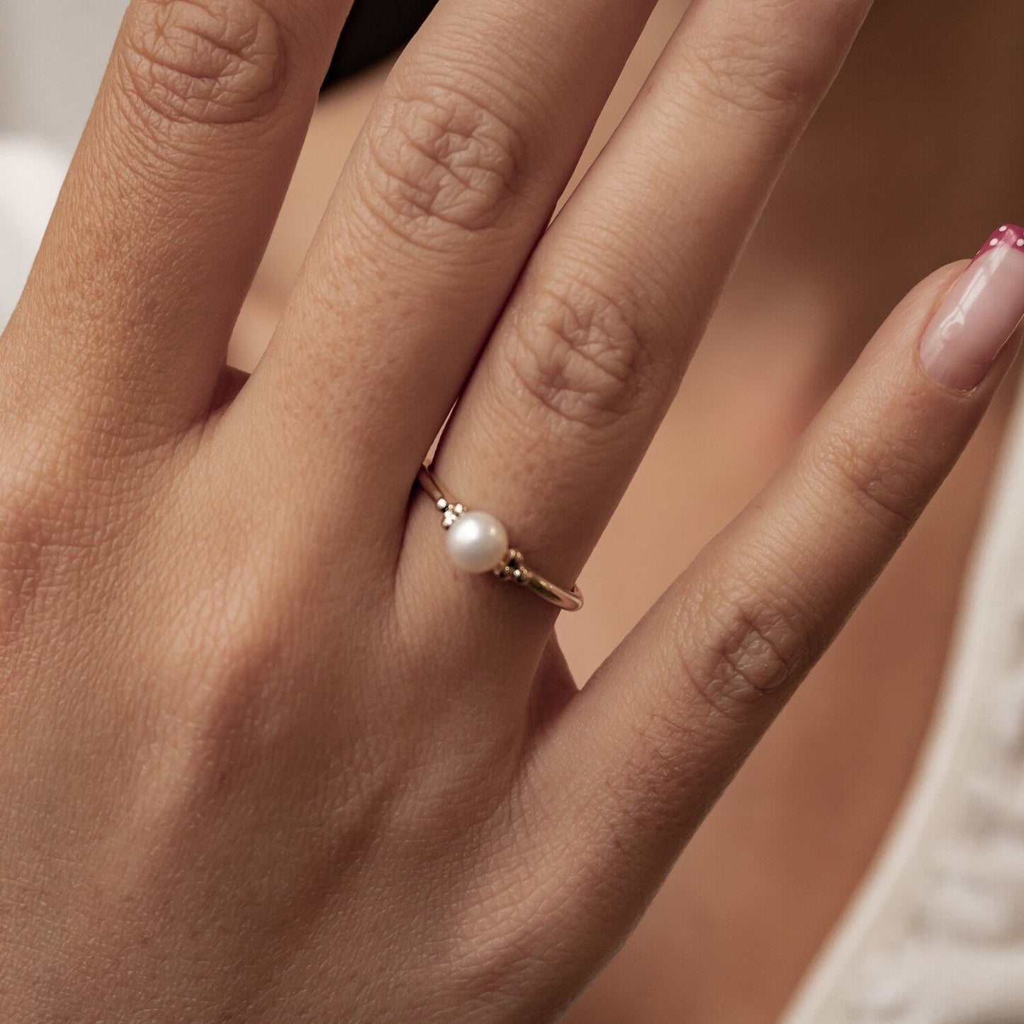 Awakening Pearl Ring 14K Gold