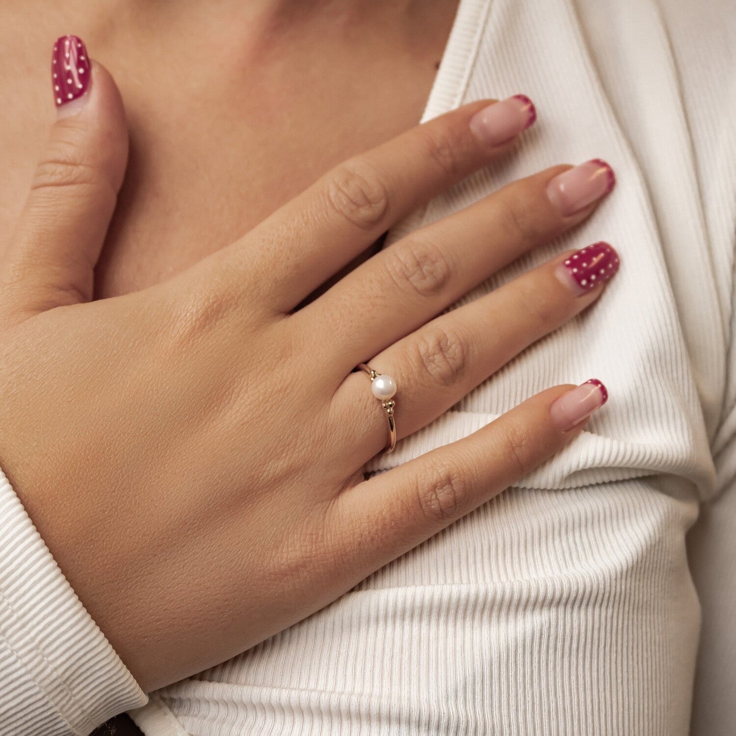 Awakening Pearl Ring 14K Gold