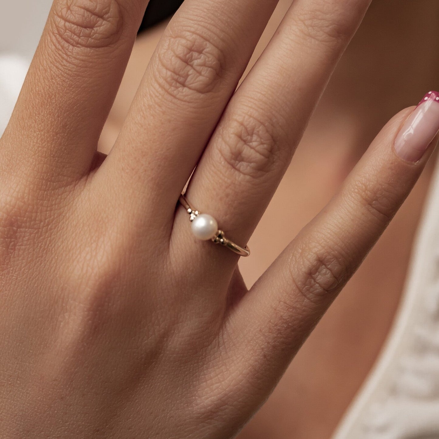 Awakening Pearl Ring 14K Gold