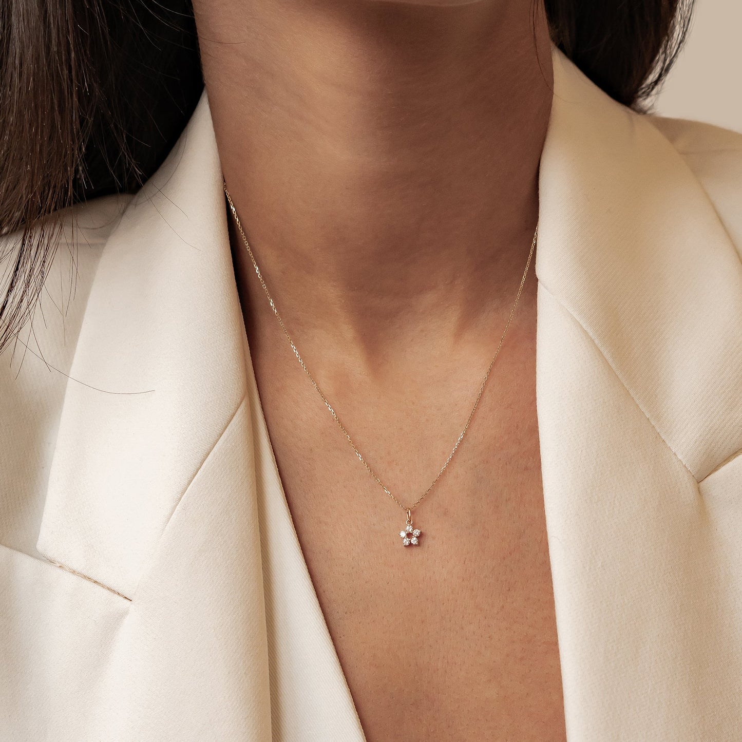 Becoming Necklace 14K Gold