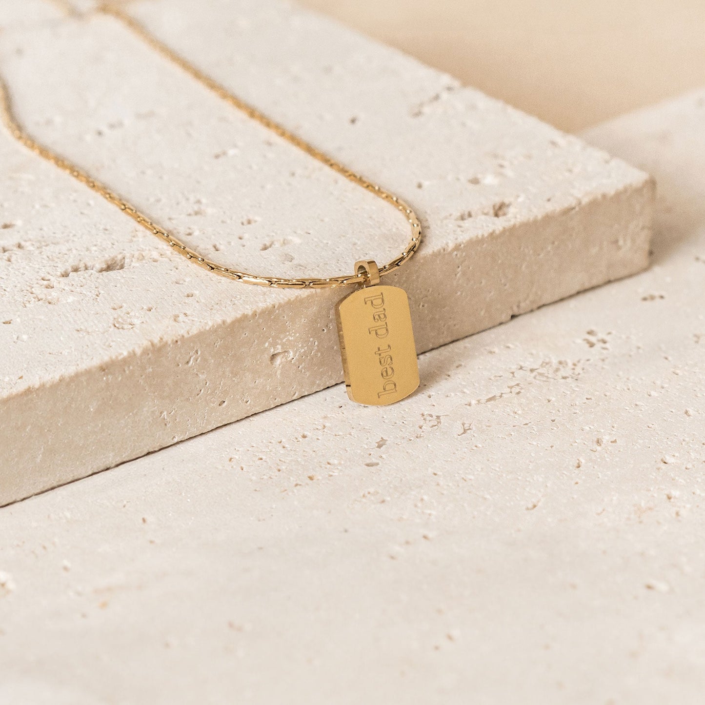 Best Dad Necklace Waterproof