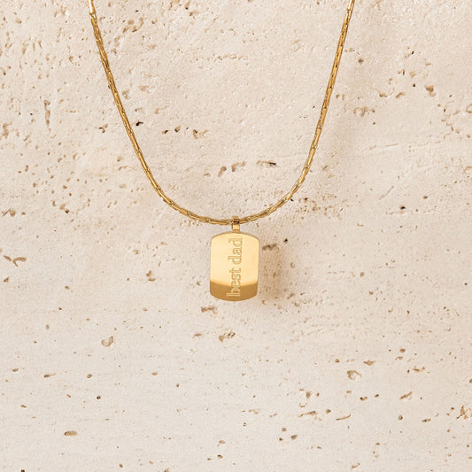 Best Dad Necklace Waterproof