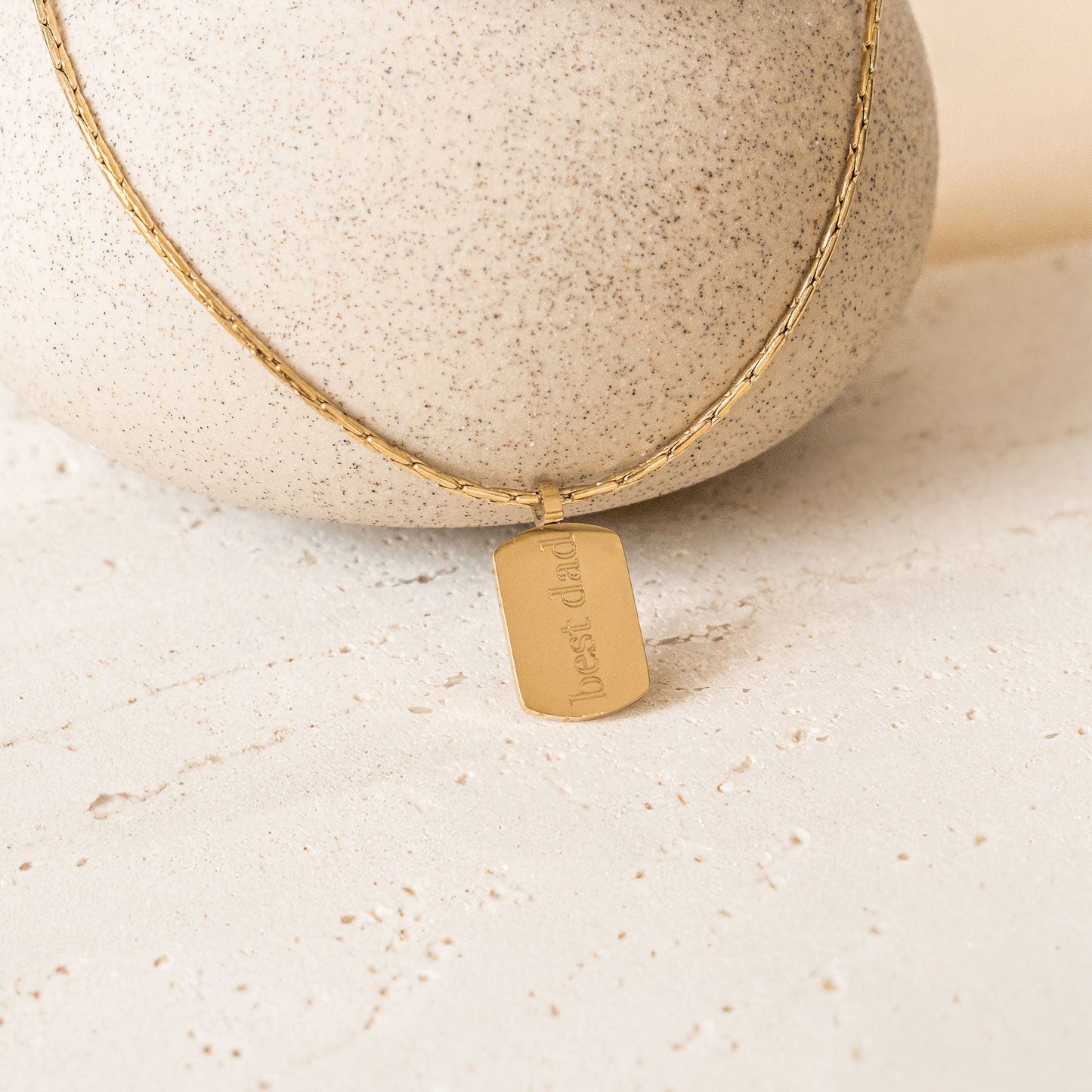 Best Dad Necklace Waterproof