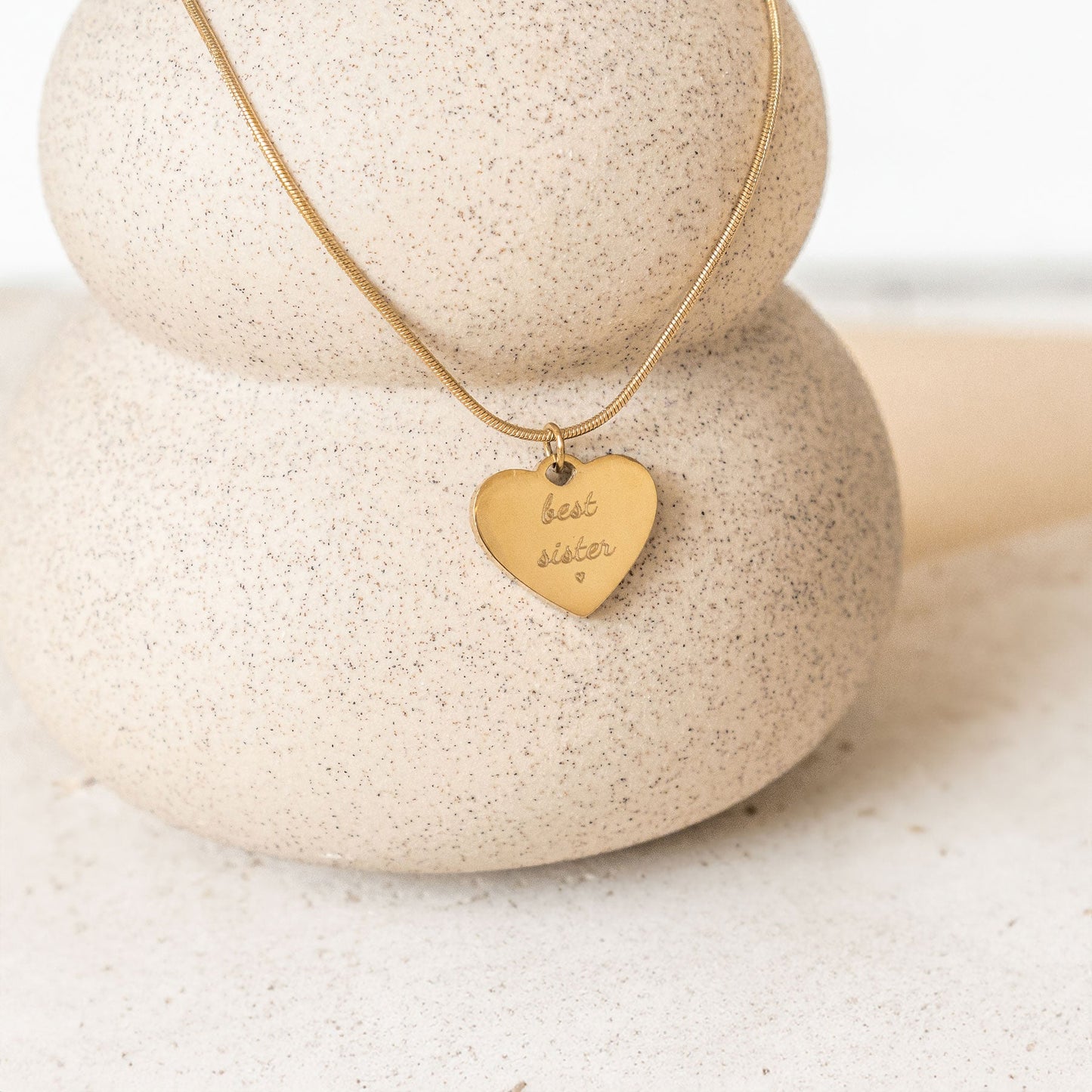 Best Sister Necklace Waterproof