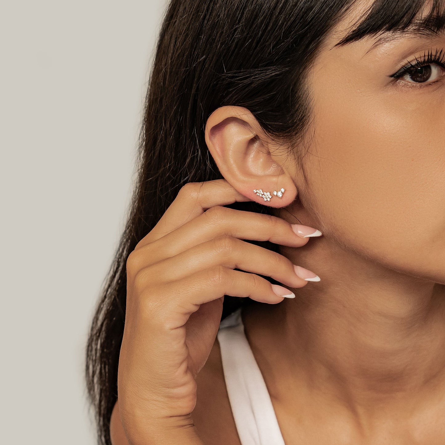 Blooming Flower Earring Set Sterling Silver