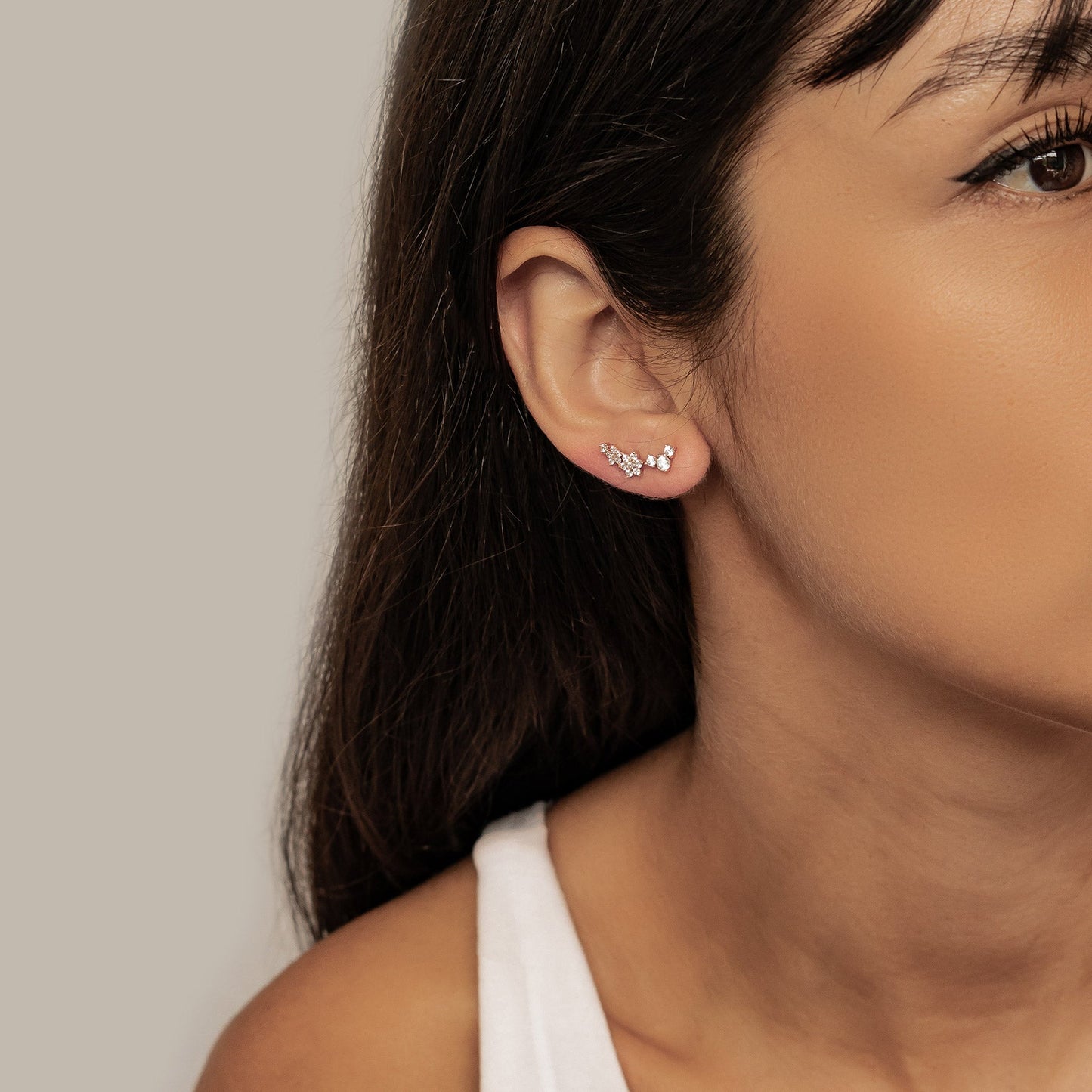 Blooming Flower Earring Set Sterling Silver