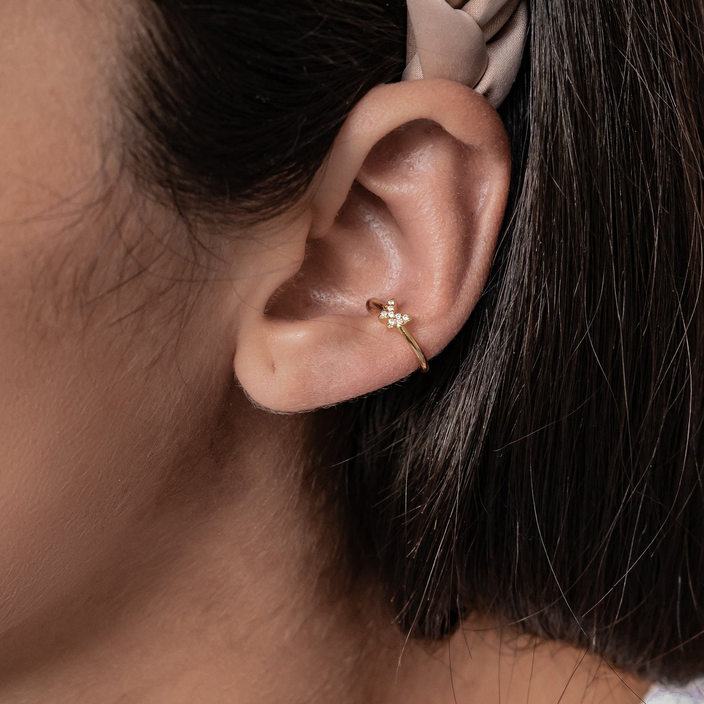 Butterfly Ear Cuff Sterling Silver