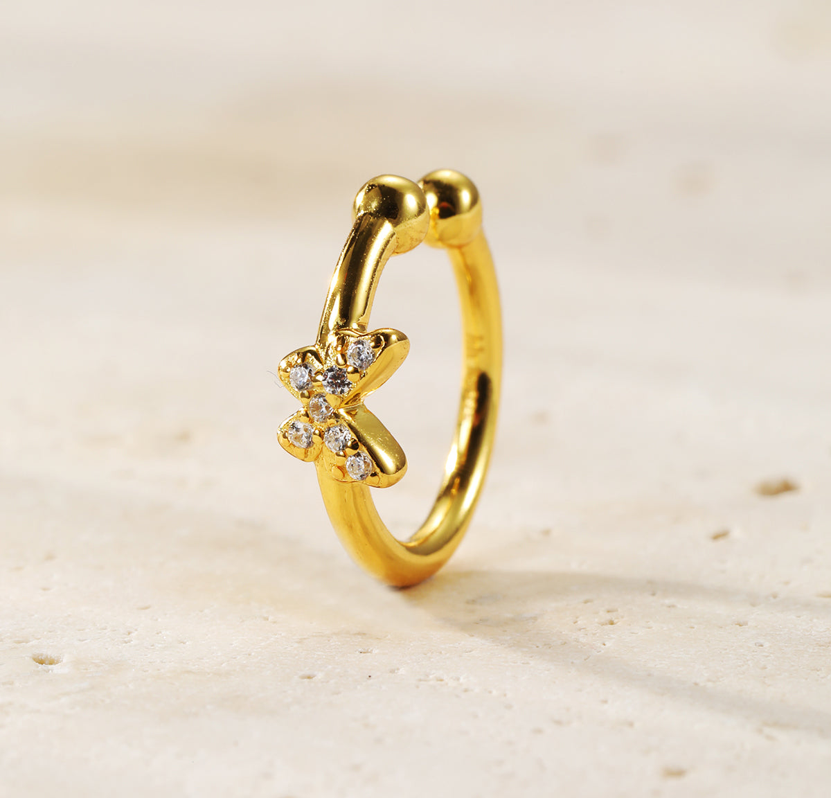 Butterfly Ear Cuff Sterling Silver