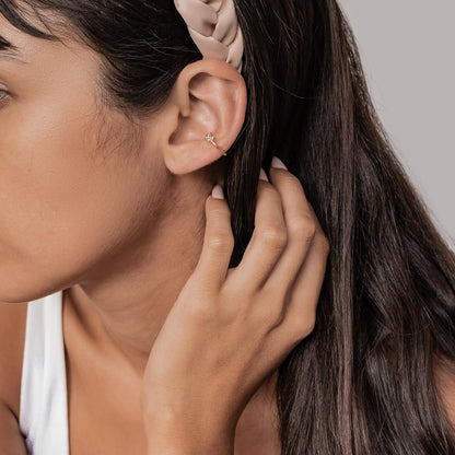 Butterfly Ear Cuff Sterling Silver