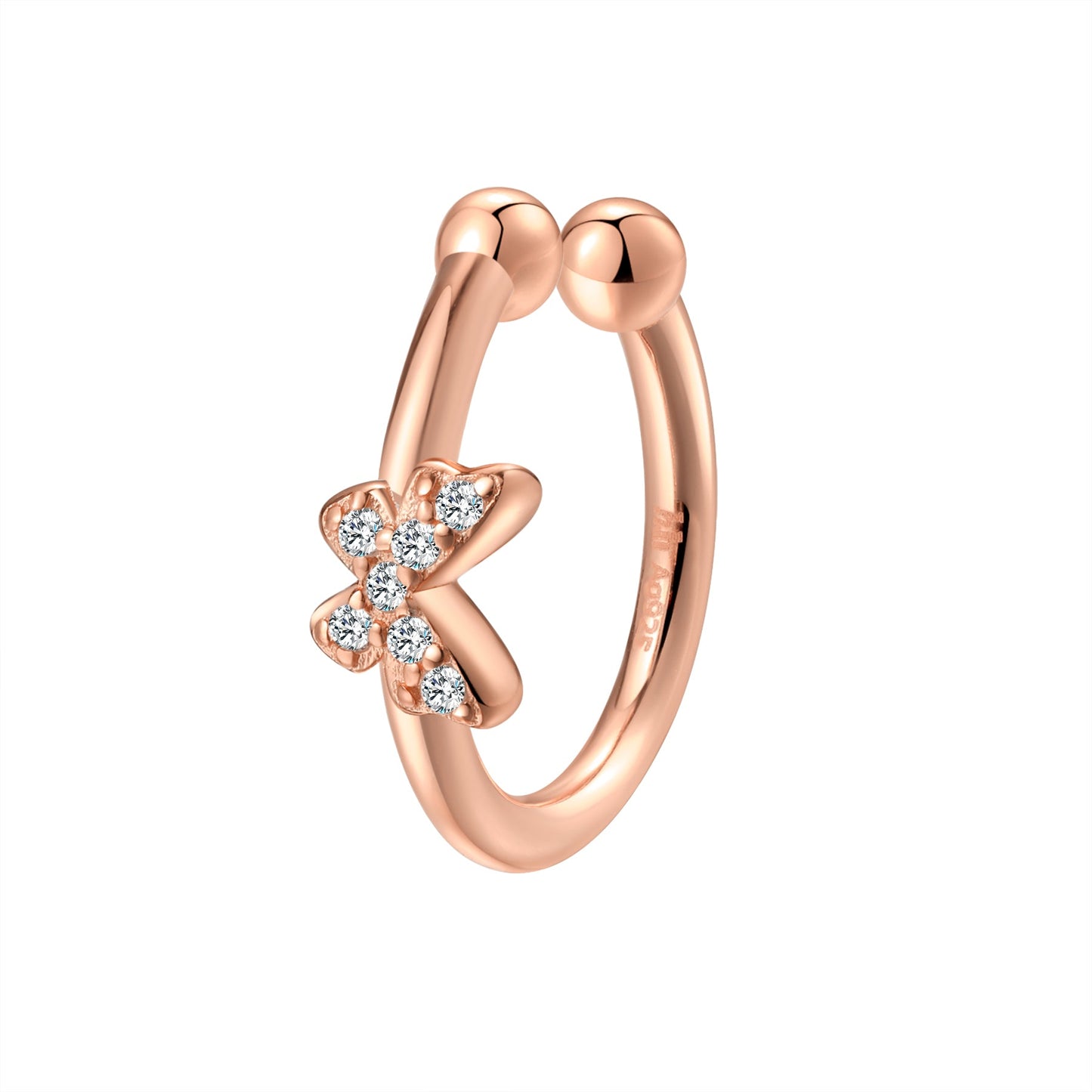 Butterfly Ear Cuff Sterling Silver