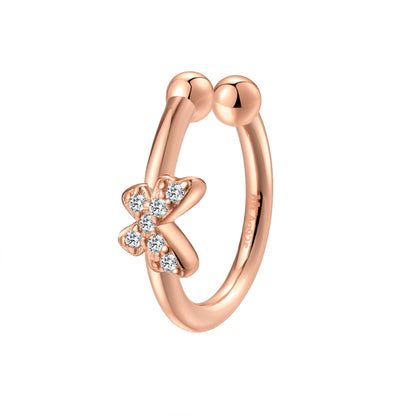 Butterfly Ear Cuff Sterling Silver