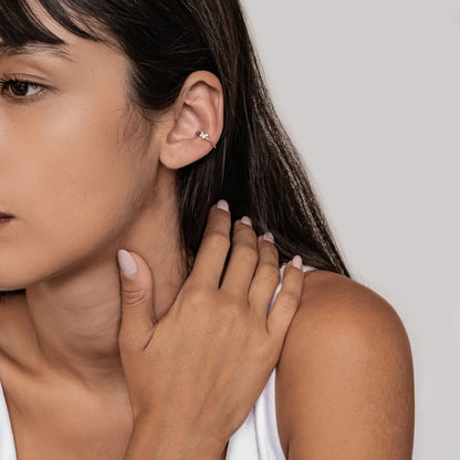 Butterfly Ear Cuff Sterling Silver