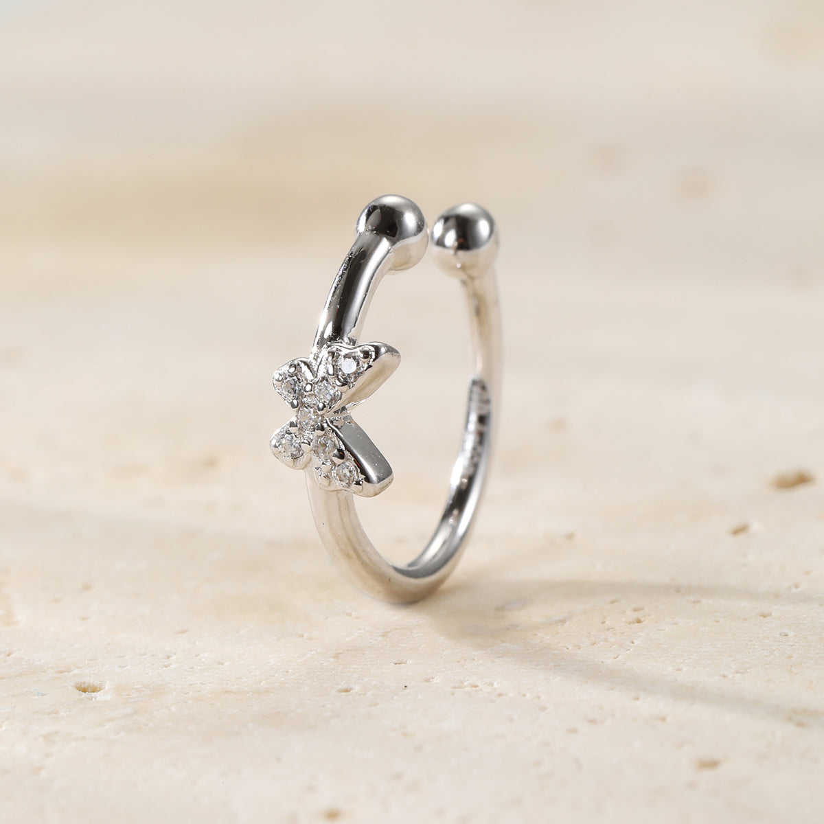 Butterfly Ear Cuff Sterling Silver