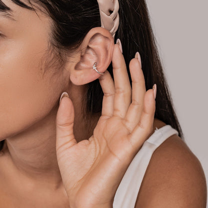 Butterfly Ear Cuff Sterling Silver