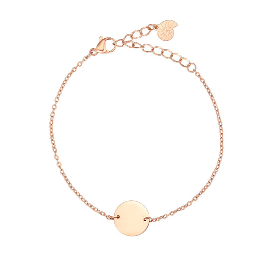 Simple Circle Bracelet Rose Gold