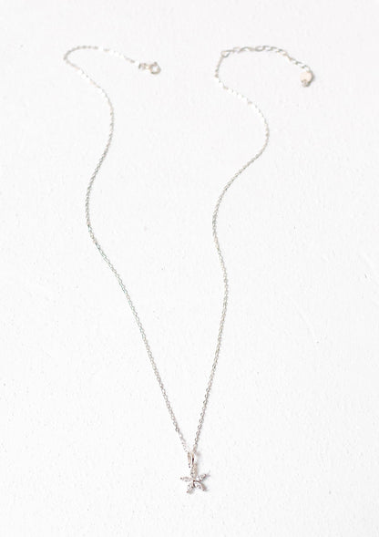 Gemstone Daisy Chain Necklace Sterling Silver