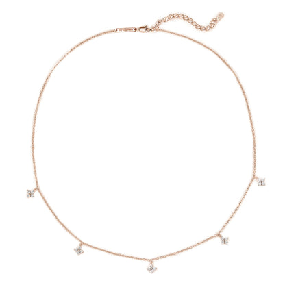 Floret Charm Necklace Sterling Silver