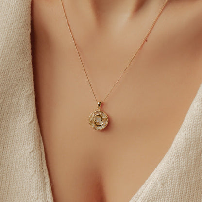 Pisces Zodiac Pendant Necklace