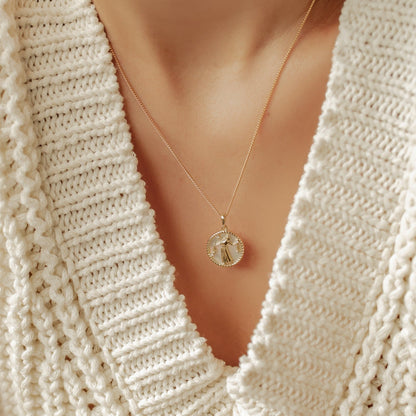 Libra Zodiac Pendant Necklace