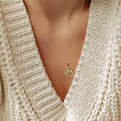 Scorpio Zodiac Pendant Necklace