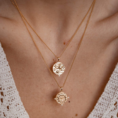 Protection Pendant Necklace Sterling Silver