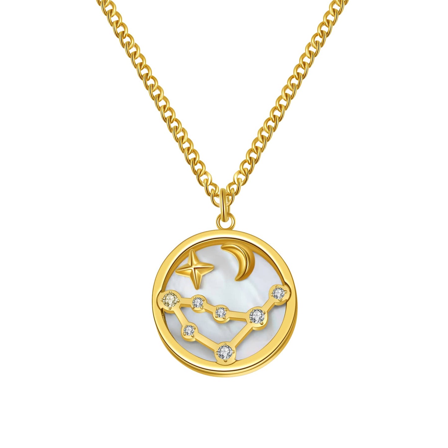 Capricorn Star Constellation Necklace