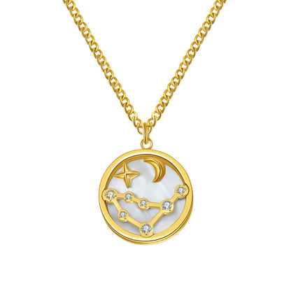 Capricorn Star Constellation Necklace