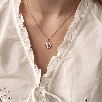 Capricorn Zodiac Pendant Necklace