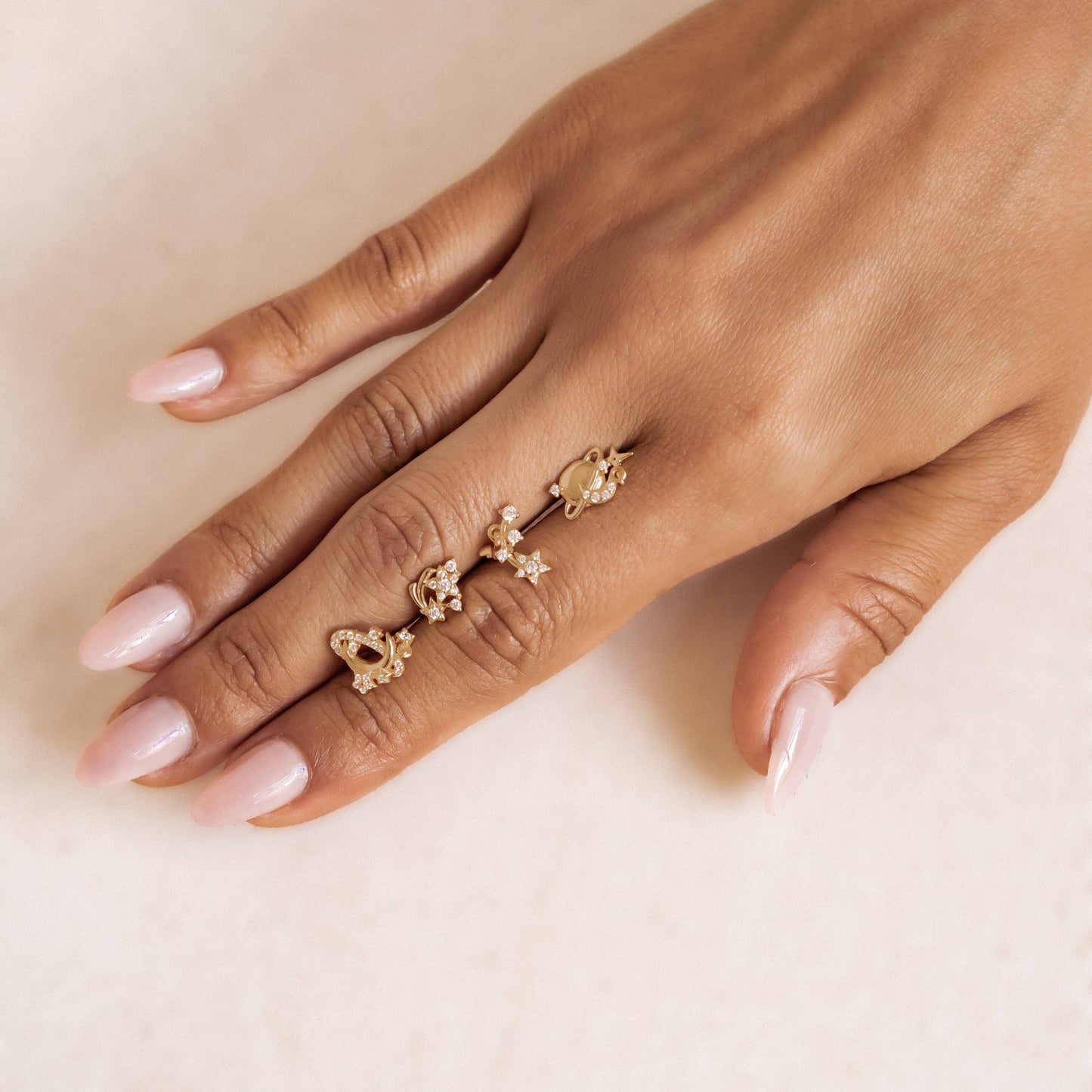 Cascading Blossom Stud Earrings Sterling Silver