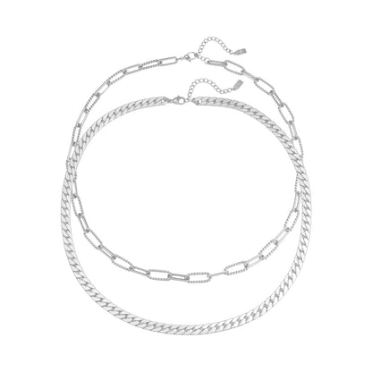 Chunky Chain Necklace Set Waterproof