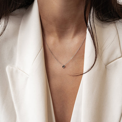 Chunky Heart Pendant Necklace Waterproof