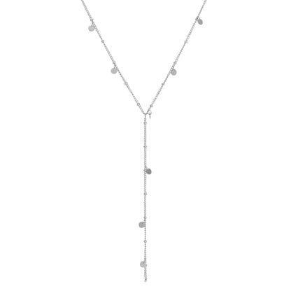 Coin Y Lariat Necklace Waterproof