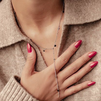 Coin Y Lariat Necklace Waterproof