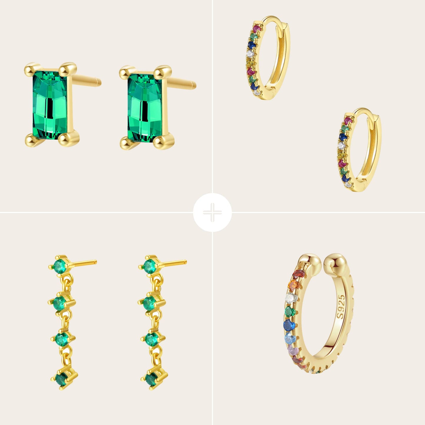 Colorful Earring Set