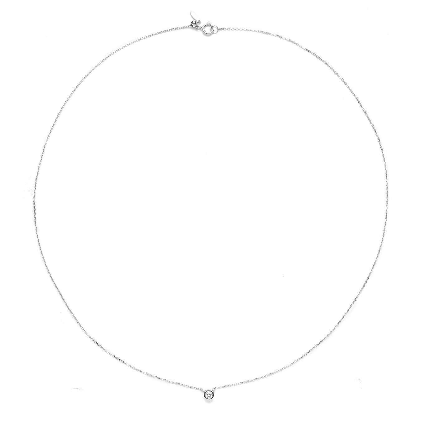 Completion Diamond Necklace 14K Gold